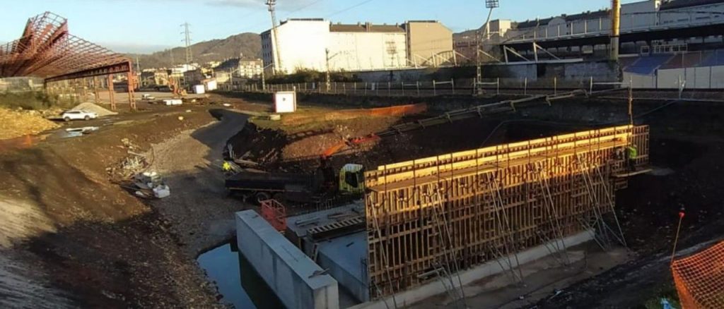 La obra de los accesos al futuro ferial de Langreo avanza con la construcción del túnel